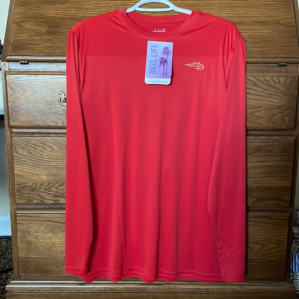 Reef Life UV Quick Dry Long Sleeve Shirt Size Medium NWT